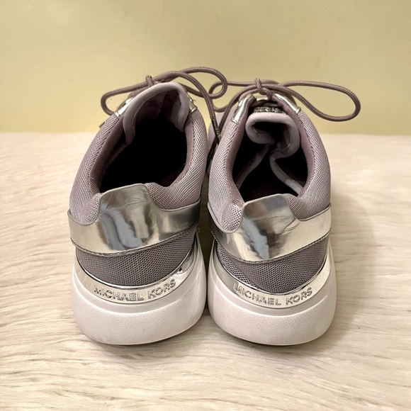 Michael Kors Gray/Silver Sneakers - Picture 3 of 7